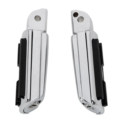 Chrome Rear Foot Pegs for Harley FXFB Fat Bob 2018-2025 ()