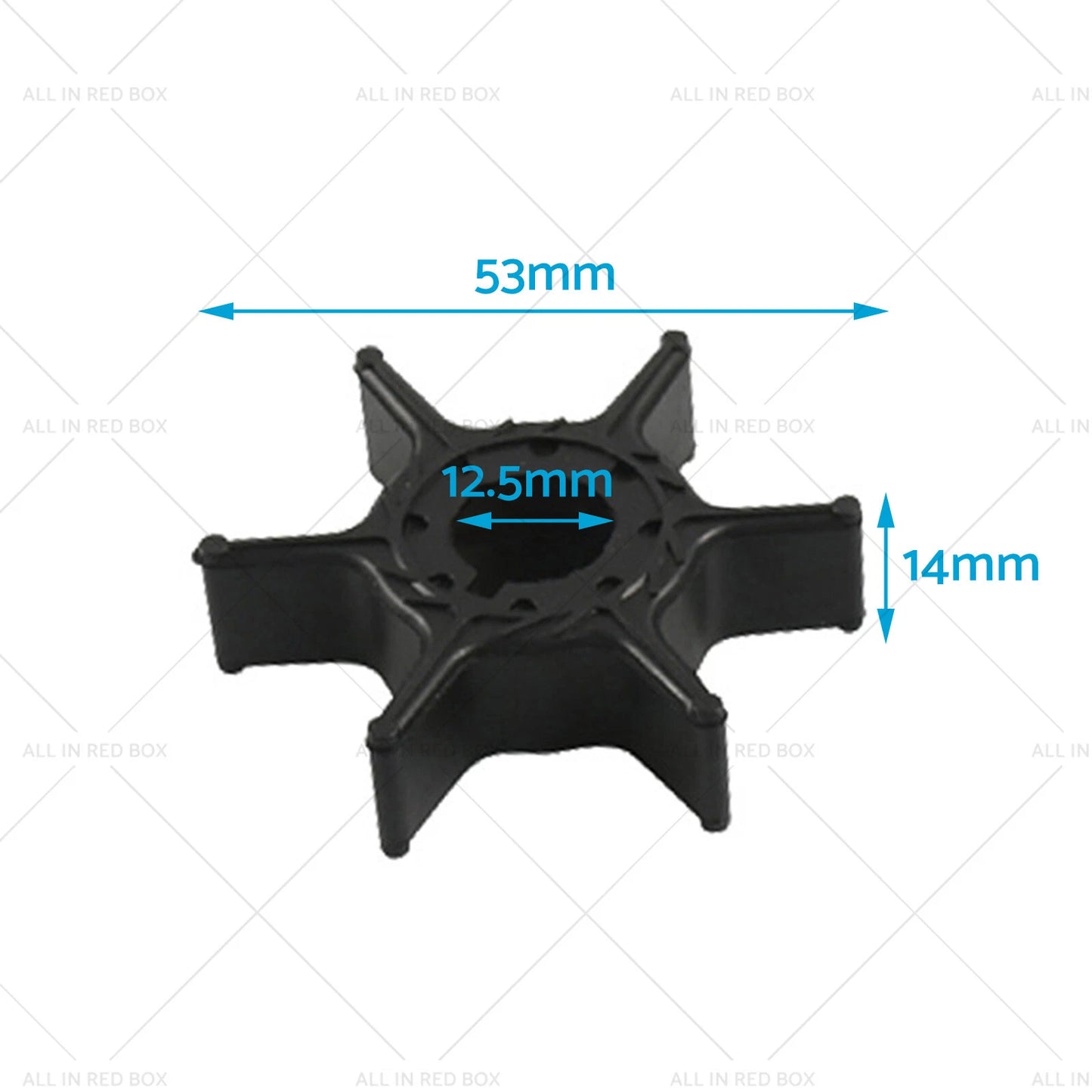 Water Pump Impeller Kit for Yamaha 9.9 15 HP 2-Stroke