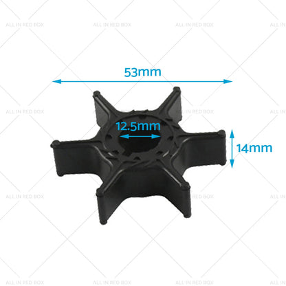 Water Pump Impeller Kit for Yamaha 9.9 15 HP 2-Stroke