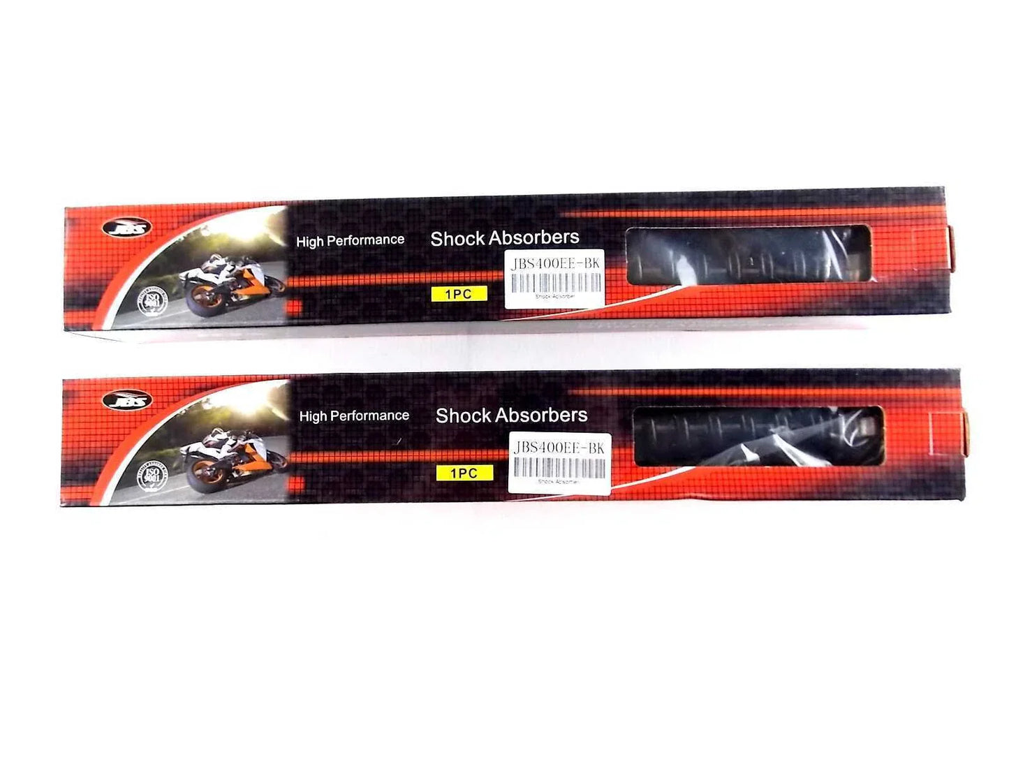 400mm Black/Chrome Rear Shock Absorbers for Suzuki RM250