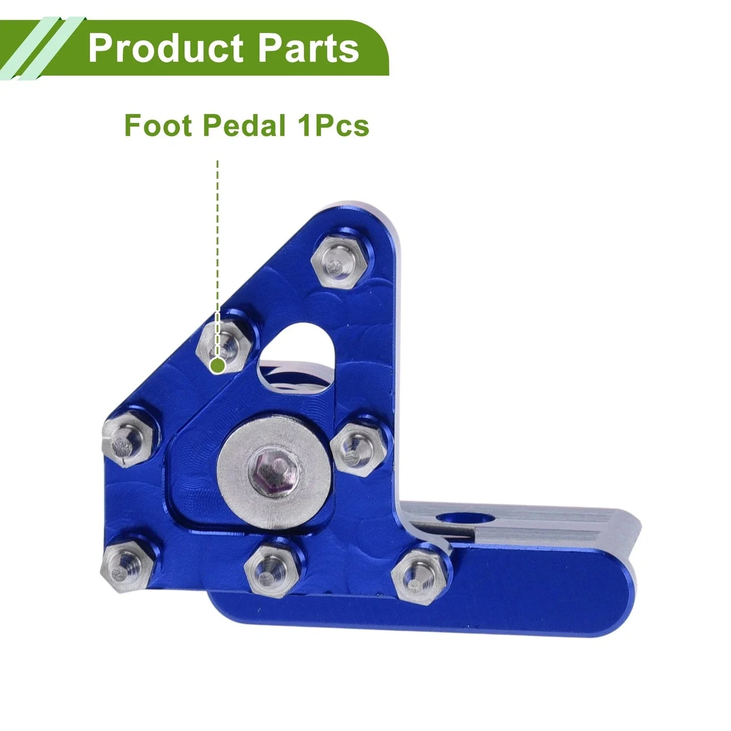 Motorcycle Foot Pegs for Honda CRF50 Footrests Blue (2004-2023)