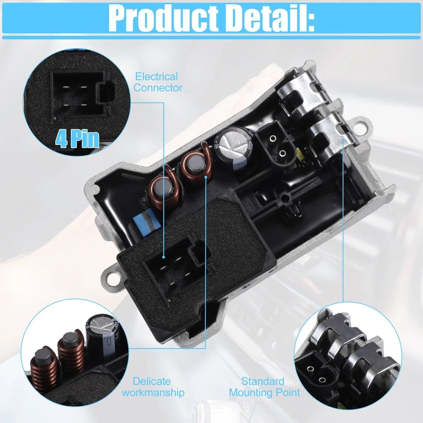 Heater Blower Motor Resistor for Mercedes-Benz E320 (1994-2005)