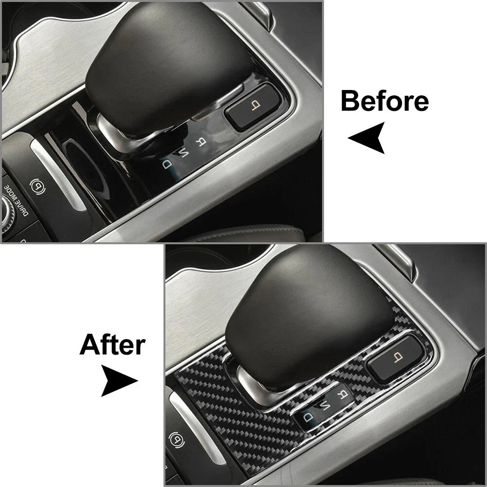 Black Gear Shift Control Panel Cover Trim for Kia Stinger (2018-2023)