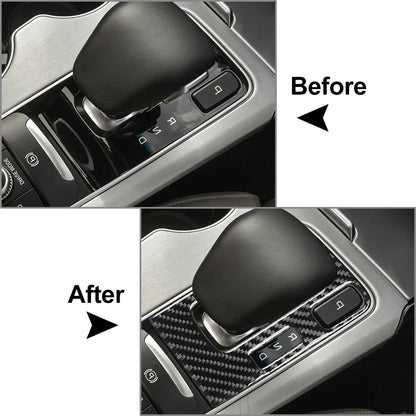 Black Gear Shift Control Panel Cover Trim for Kia Stinger (2018-2023)