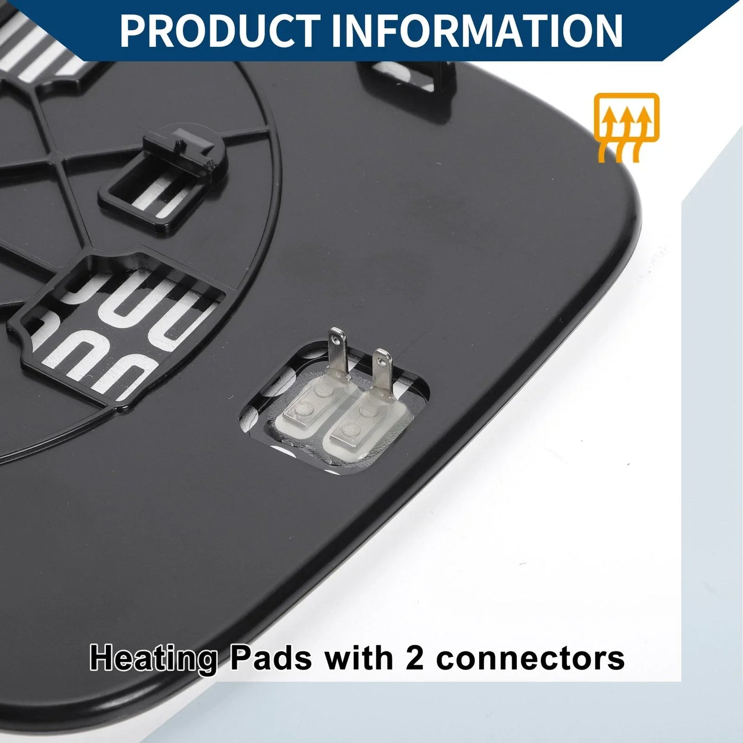 Heated Right Side Mirror Glass for Honda Pilot (2003-2008)