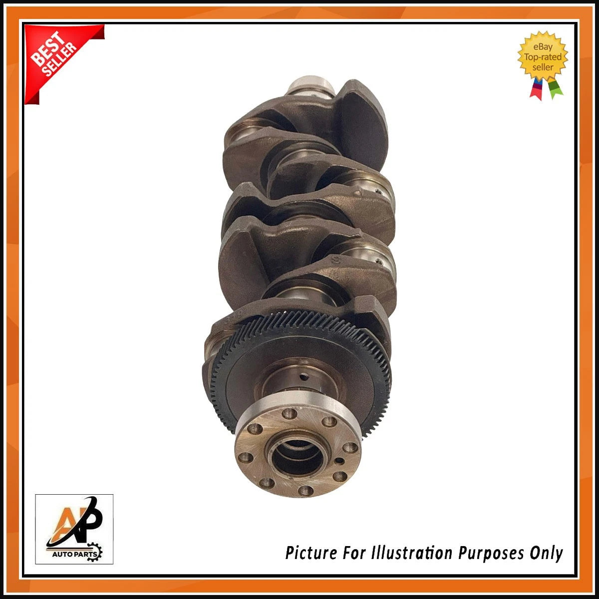 Crankshaft with Gear Replacement for Jaguar XE XF F-PACE E-PACE 204DTD (2015–2020)