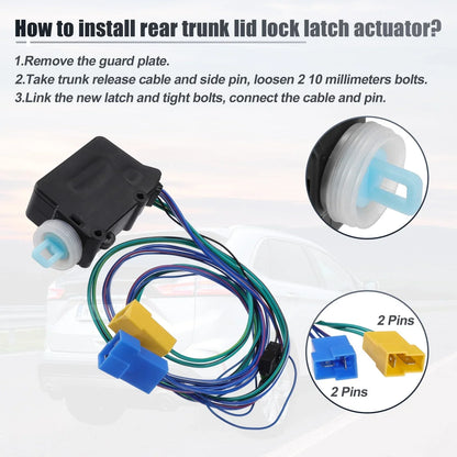 Rear Door Latch Lock Actuator Motor for Dodge Sprinter 2500 (2003-2009)
