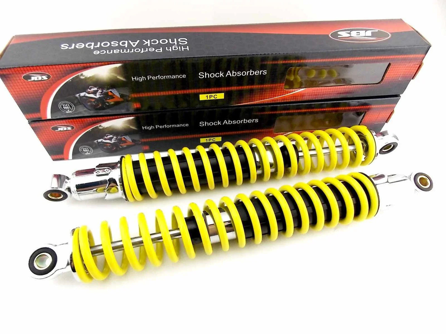400mm Yellow/Chrome Rear Shock Absorbers for Honda XR200