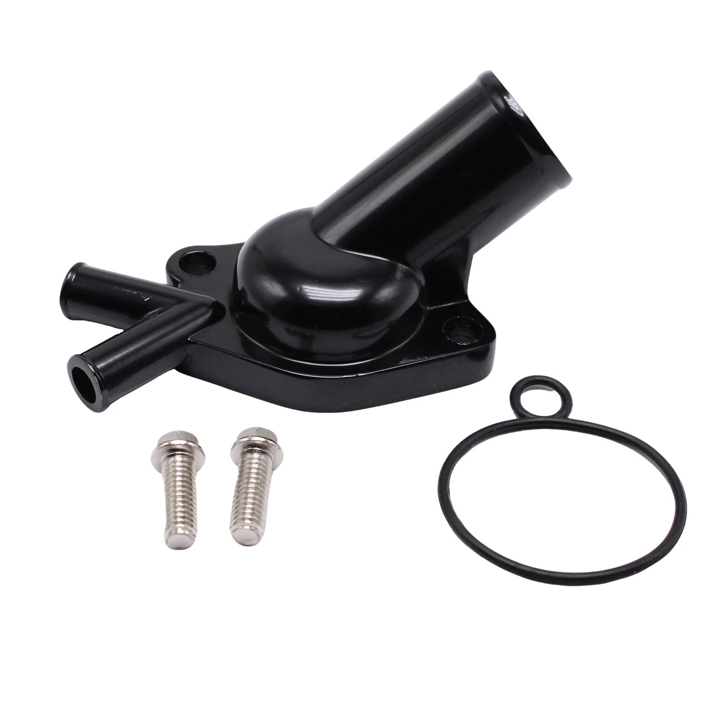 Black Twin Port Thermostat Housing for Holden V8 253 308 (WB, LH, LX, HX, HZ)