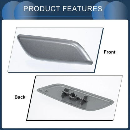 Front Right Washer Nozzle Cover for Honda Accord VIII 2011-2013 Dark Gray 1 x