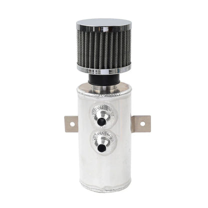 750ml Chrome Baffled Oil Catch Can Separator for Universal Vehicles