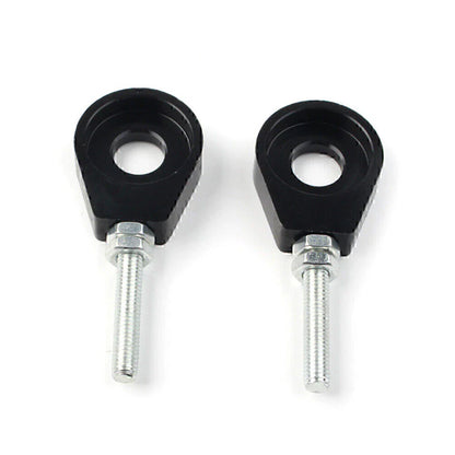 Black 12mm Chain Adjuster Block Tensioners for Pit Quad Dirt Bike ATV CRF50