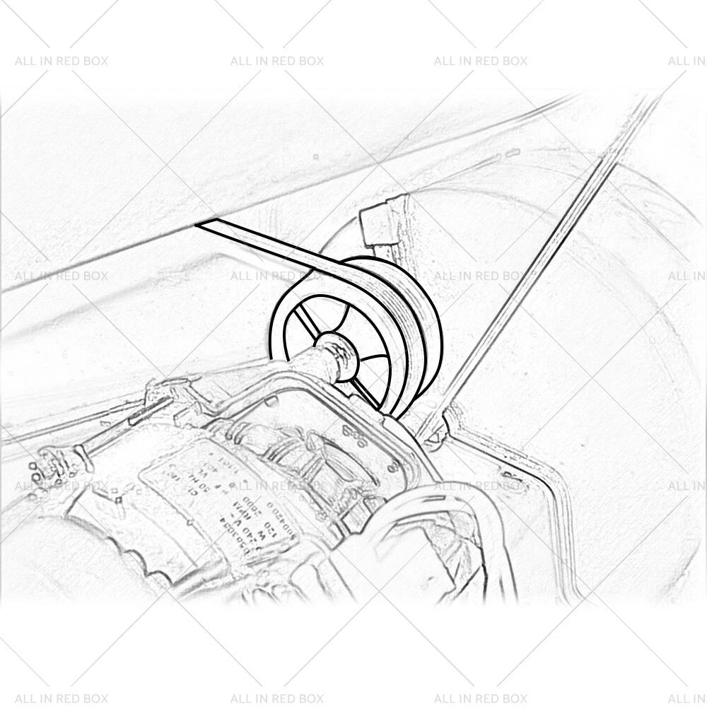 Dryer Drum Drive Belt for Electrolux EDV5552 EDV6552