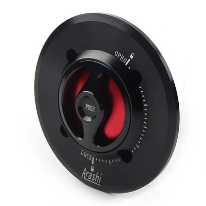 Red Keyless Oil Fuel Gas Tank Cap Cover for APRILIA RSV1000 RSV4 Tuono V4R