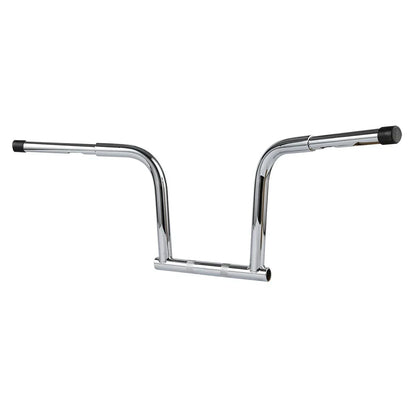 12" Chrome Rise Handlebar for Harley Dyna FXDB, Fat Bob FXDF (2006-2017)
