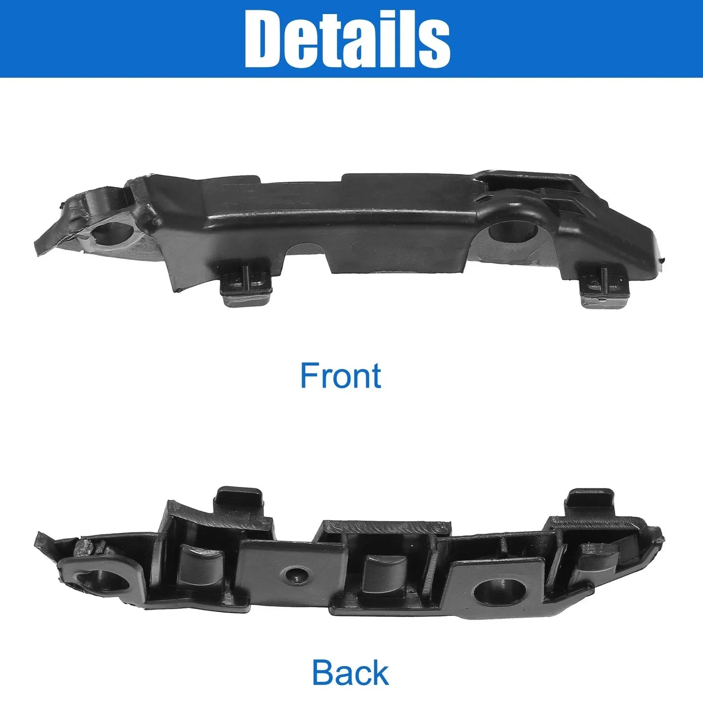 Front Left & Right Upper Bumper Cover Support Brackets for Mercedes-Benz C43