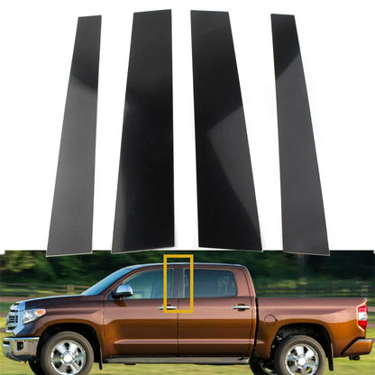 4pcs Door Trim Covers for Toyota Tundra (2007-2020) Black