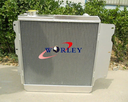 Aluminum Radiator & Fan for Jeep Wrangler YJ, TJ, Chevy Engine (1987-2006)