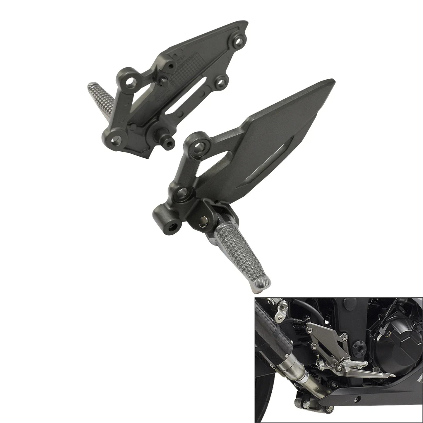 Rider Driver Footpeg Bracket for Kawasaki NINJA 300 EX300 (2013-2017)