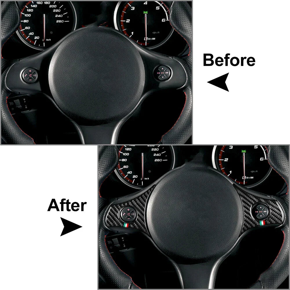 Steering Wheel Multi-functional Panel Cover Trim for Alfa Romeo 159 (2006-2011)
