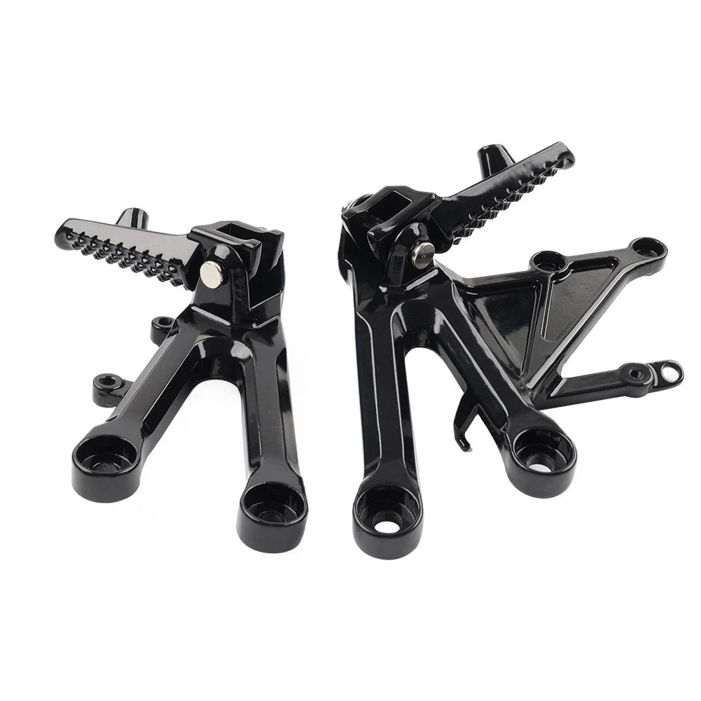 Black Front Driver Foot Pegs for Honda CBR1000RR (2004-2007)