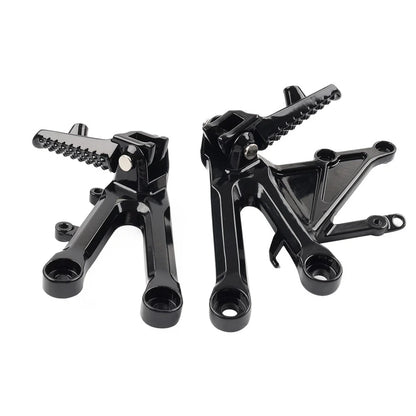 Black Front Driver Foot Pegs for Honda CBR1000RR (2004-2007)
