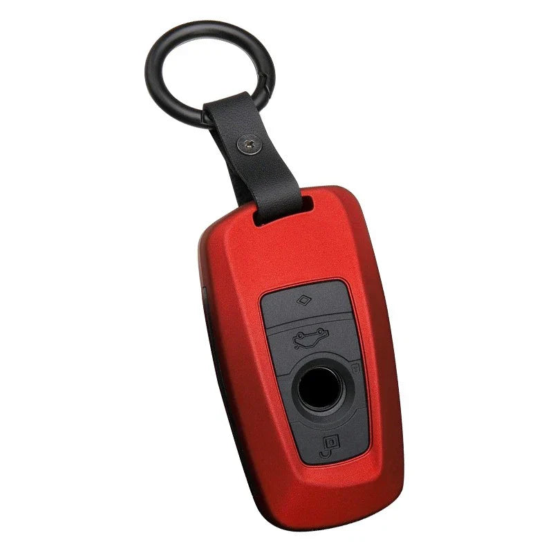 3 Button Key Fob Cover Protector Red for BMW 1 3 4 5 6 7 Series