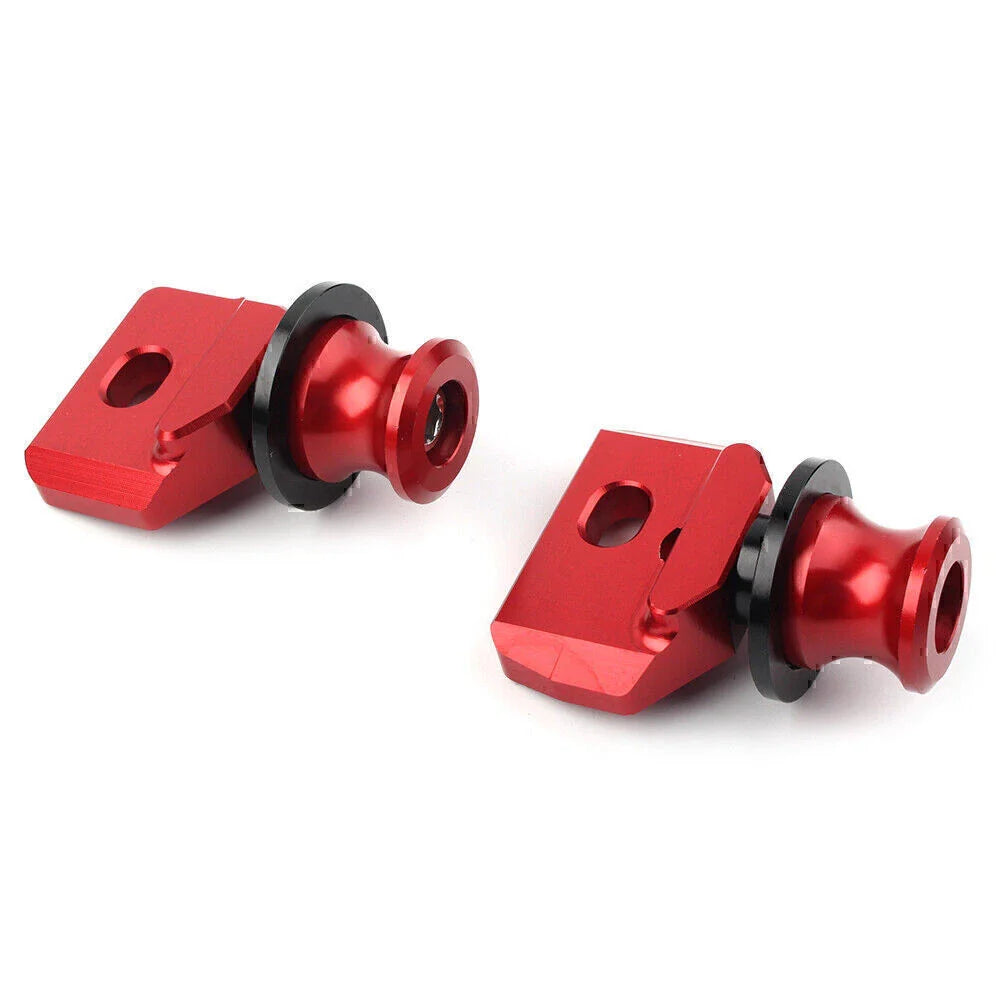Red Moto Chain Adjustment Bracket Screws for Honda CB650R (2019-2023)