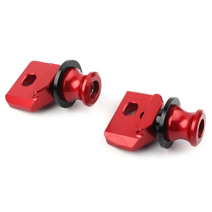 Red Moto Chain Adjustment Bracket Screws for Honda CB650R (2019-2023)
