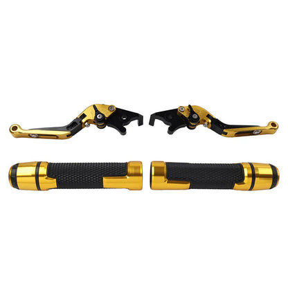 CNC Gold Extendable Brake Clutch Lever Set for Honda VFR1200 (2010-2016)