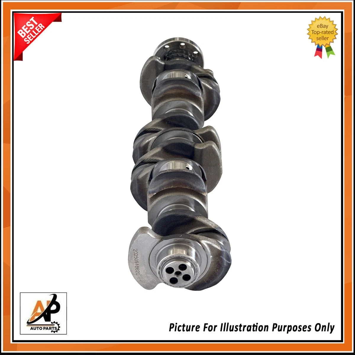 Crankshaft with Engine Rebuild Kit Replacement for BMW N57D30 (2010–2020)