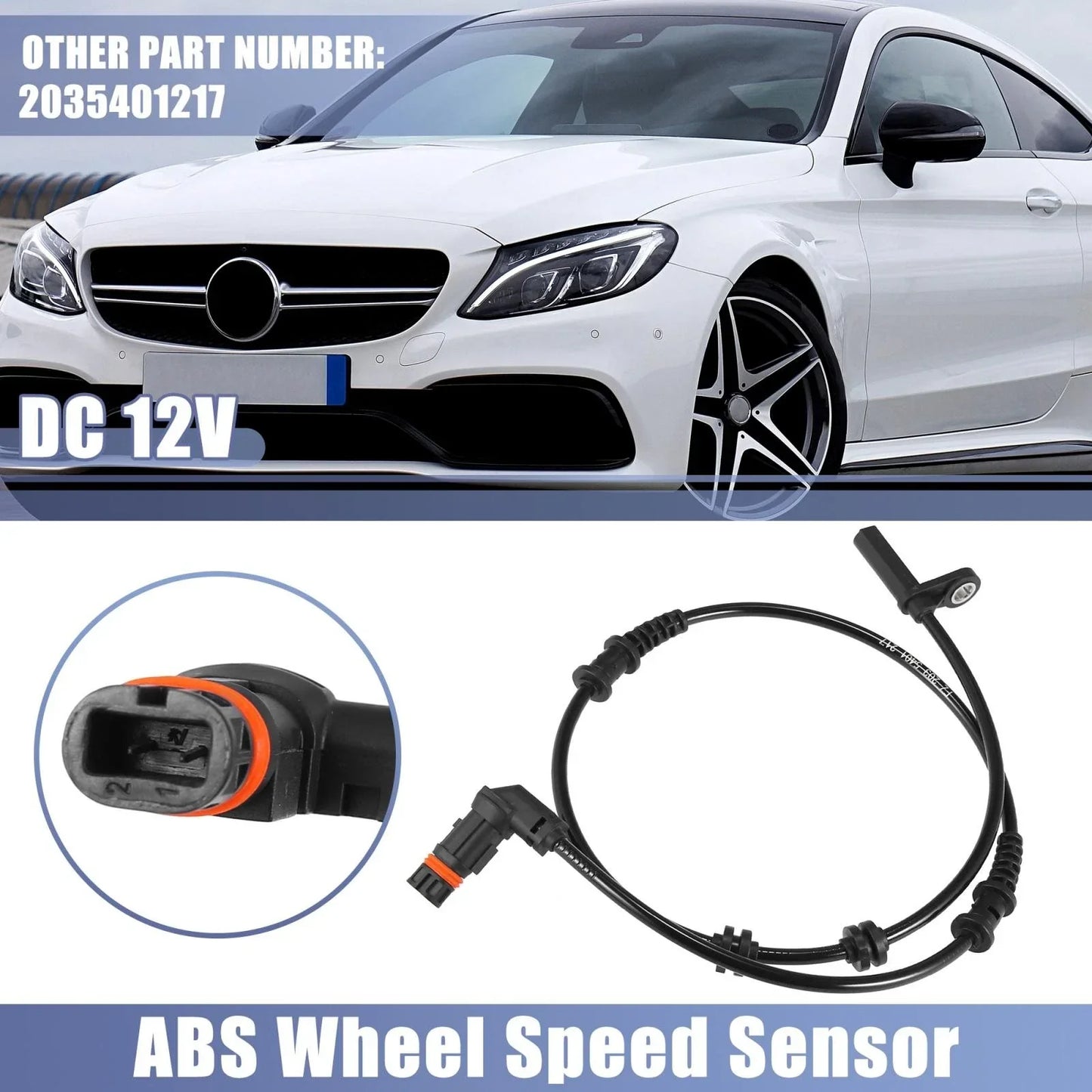 ABS Wheel Speed Sensor for Mercedes-Benz C280 C350 (2001-2007)