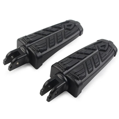 Black Front Footrests Rider Footpegs for Harley FXBB FXBR FXBRS FXLR (2018-2023)