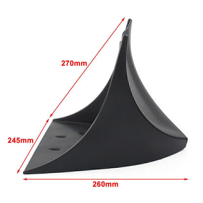 Black ABS Plastic Chin Fairing Spoiler for Harley Dyna (2004-2017)
