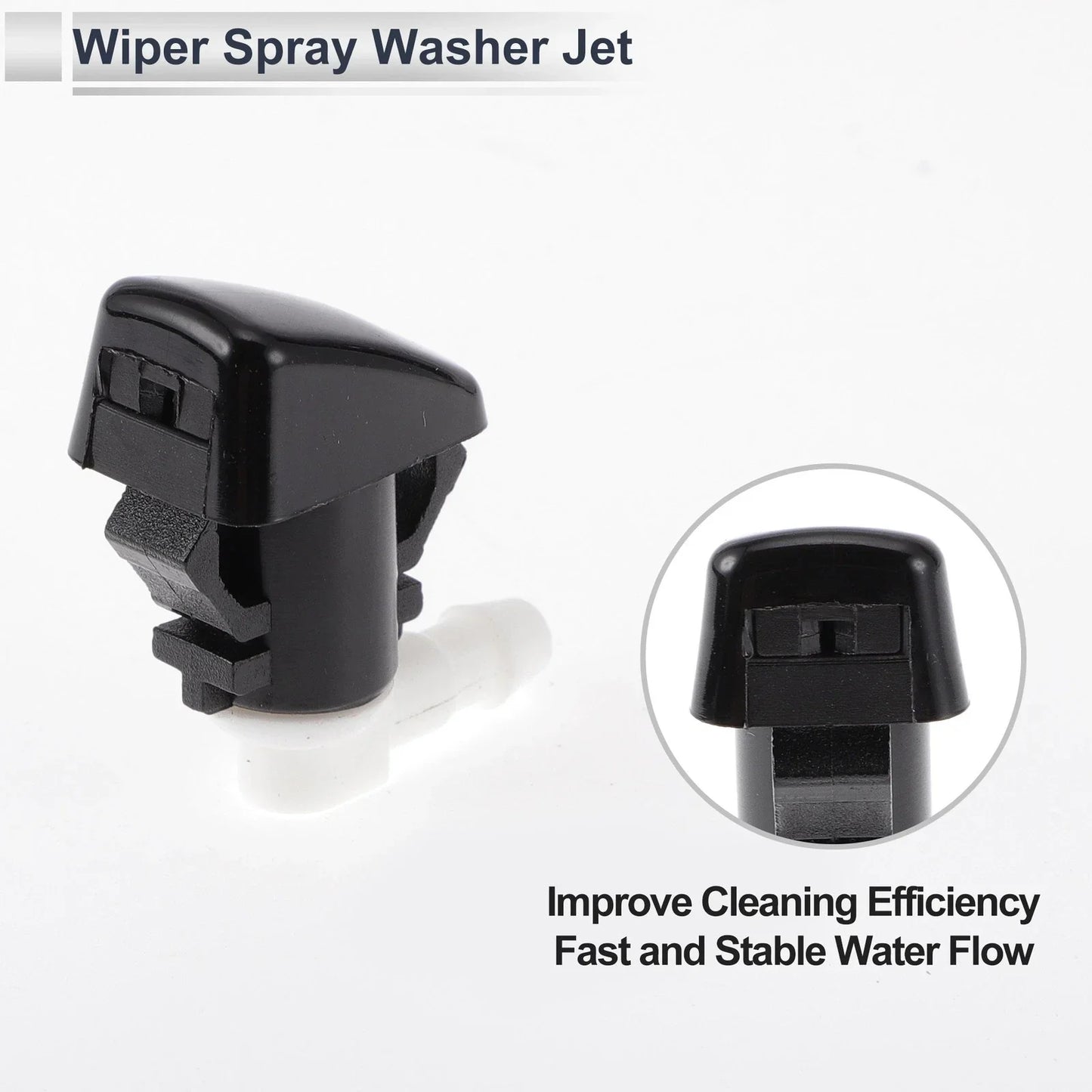 Washer Nozzle & 6 x Hose Connectors for Dodge (2011-2023)