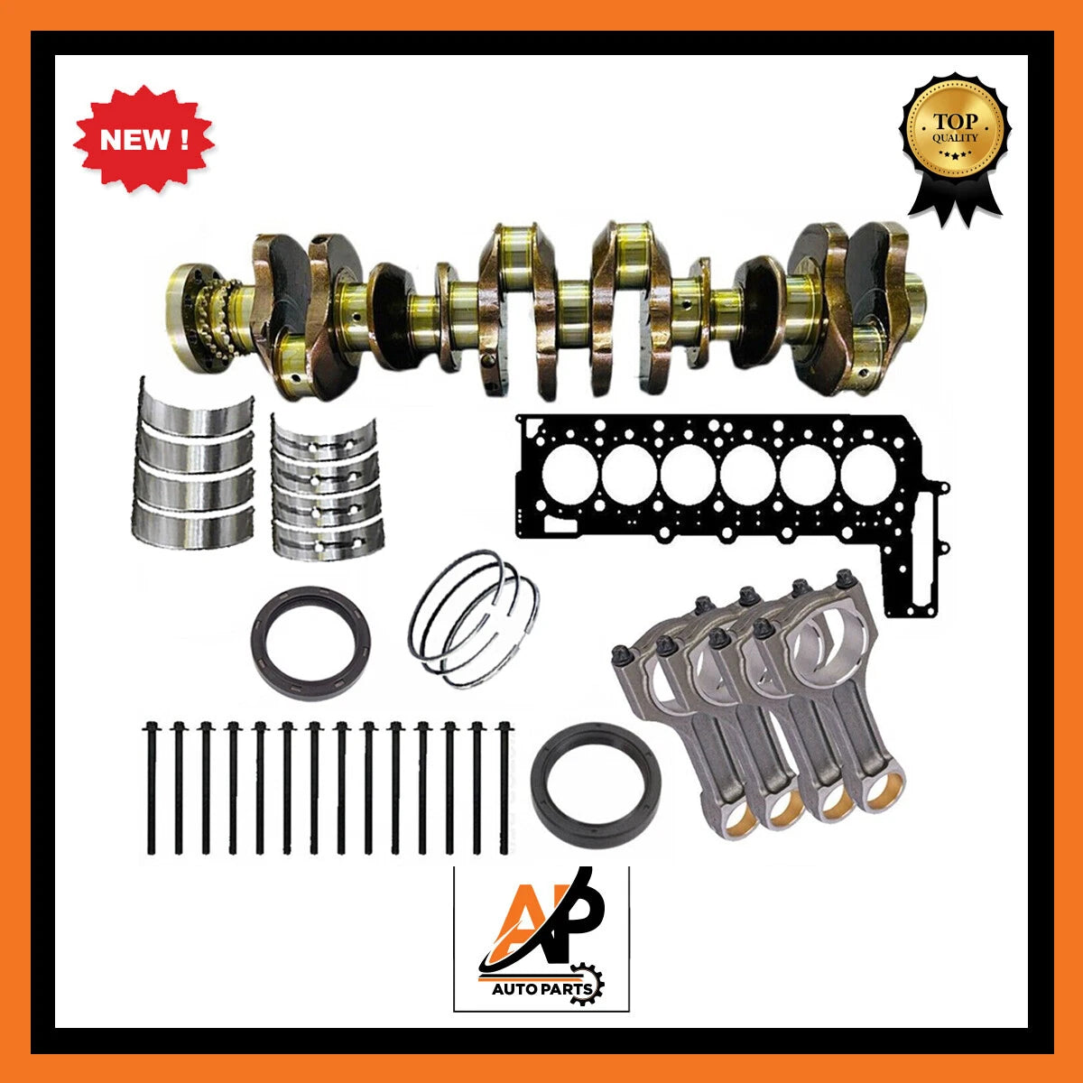 Brake Pads Front Set Replacement for BMW X6 F16 (2015–2018)