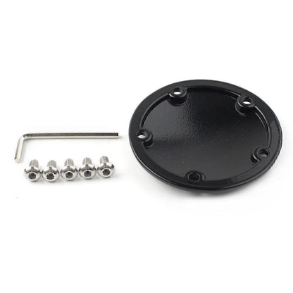 Black Timer Points Cover for Harley Twin Cam Softail Dyna (2000-2017)