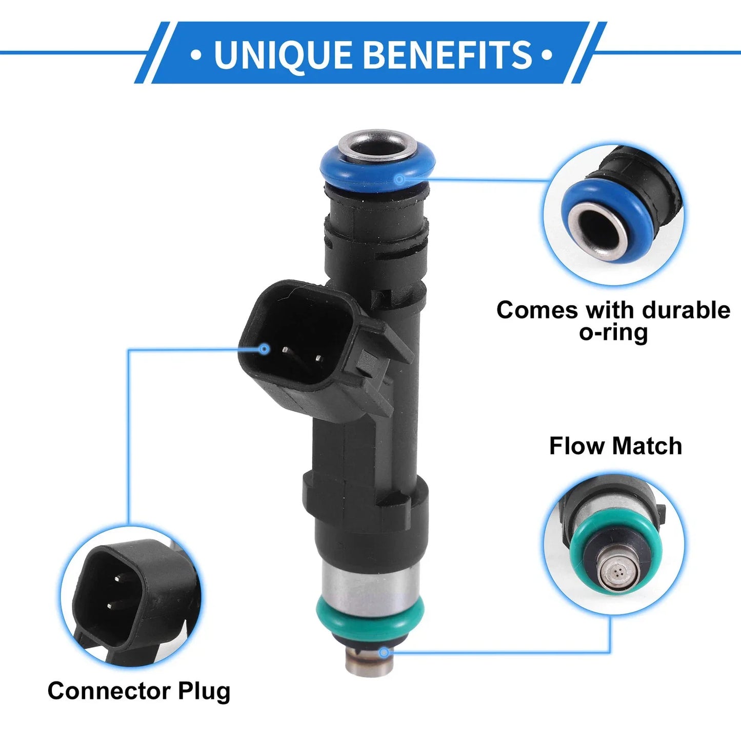 Fuel Injector for Dodge Durango 3.7 (2004-2009) - 1 x Fuel Nozzle