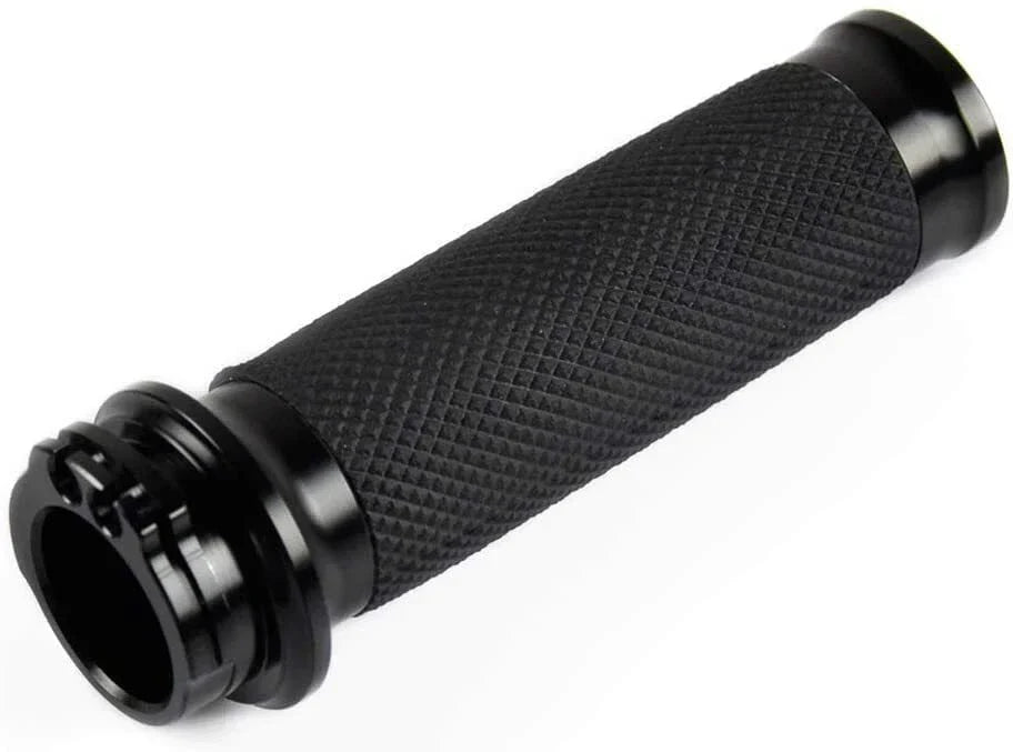 Black Handle Bar Hand Grips for Harley Dyna Sportster Softail
