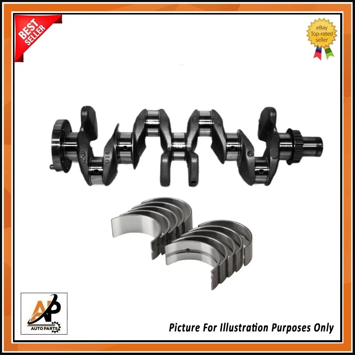 Crankshaft Bearings Set for Hyundai i30 i40 1.6 CRDi (2012–2018)
