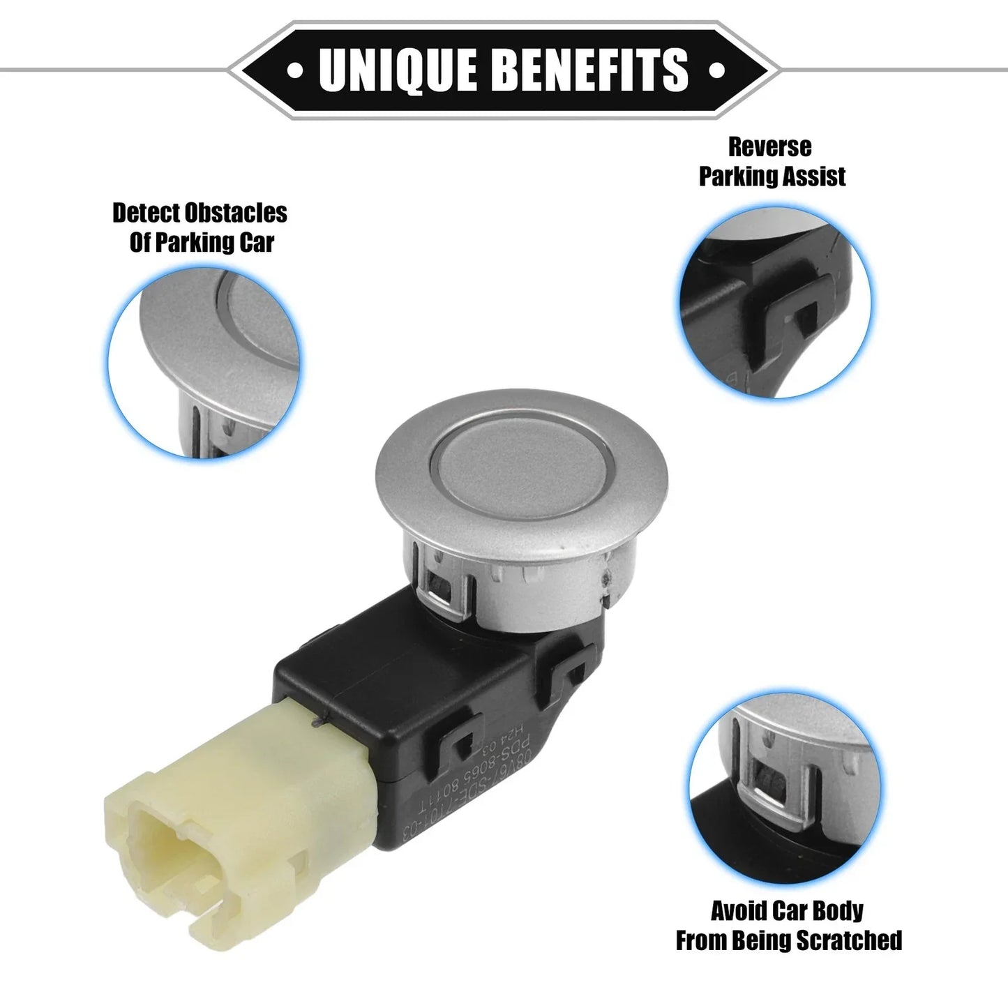 Reverse Parking Assist Sensor for Honda Accord (Durable ABS, Beige)