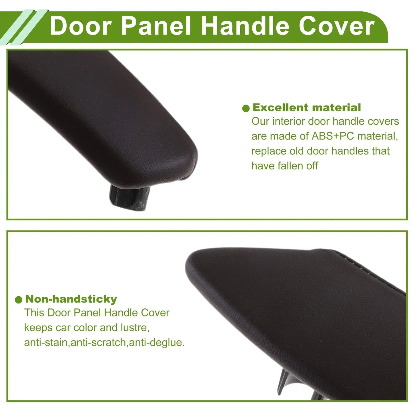 Door Panel Handle Pull Trim Cover for BMW X5 (2008-2013) Deep Brown