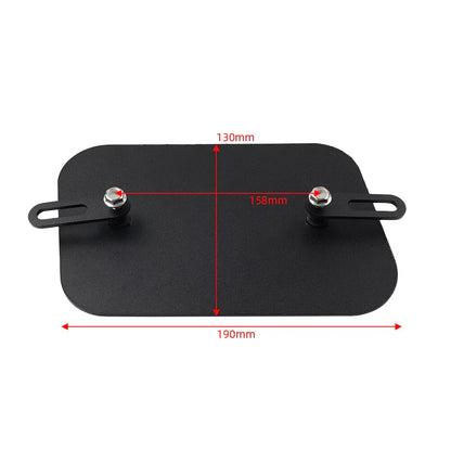 CNC Black Right Side Number Plate Panel Cover for Motorcycle