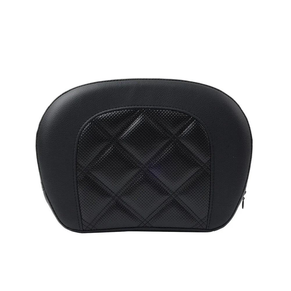 Black Stitching Sissy Bar Backrest Pad for Harley Street Glide (2014-2023)