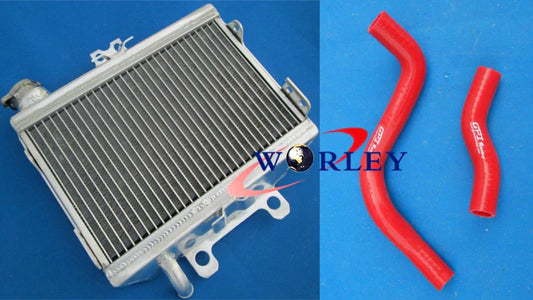 Aluminum Radiator & RED Silicone Hoses for Honda CR250R (1997-1999)