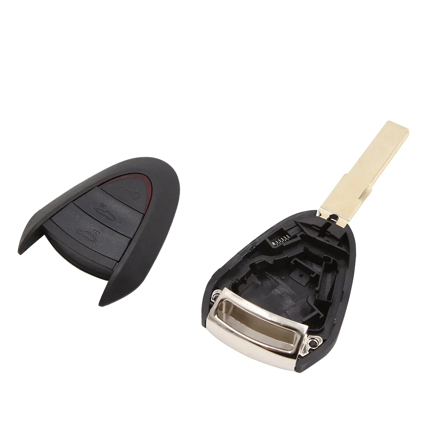 Car Replacement Key Shell Case for Porsche Boxster Cayman 911 3 Button Key