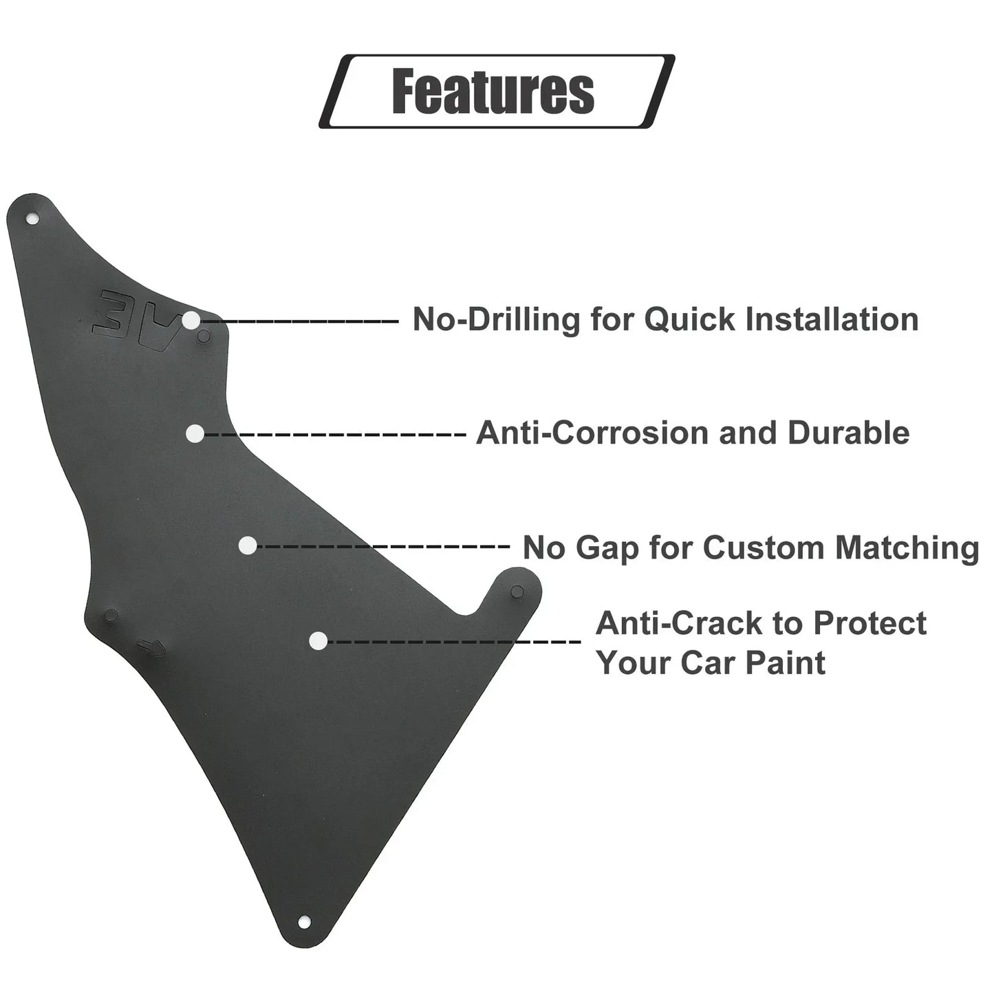 Splash Guard Fender Liner Shield for Lexus GX470, Toyota 4Runner, FJ Cruiser
