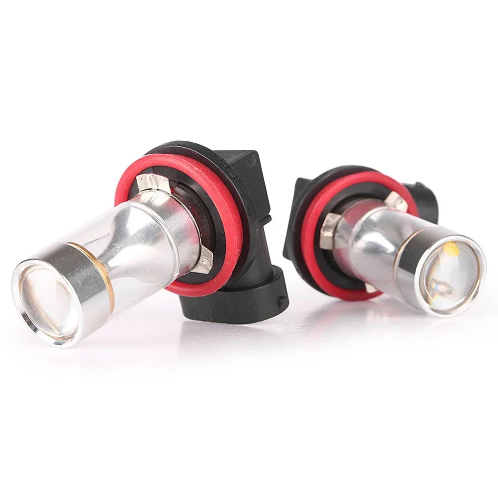 30W H11 LED White Fog Light Bulbs for Car (2 pcs)