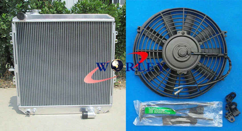 Radiator & 16" Fan for Toyota Hilux LN106 LN111 Diesel (1988-1997)