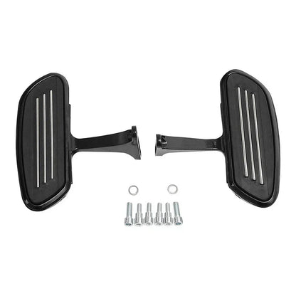 Pegstreamliner Black/Chrome Passenger Floorboard for Harley Touring (1993-2025)